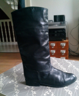 schöne vintage Lederstiefel