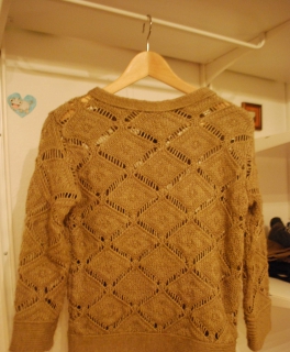 Vintage Strickpullover mit Muster