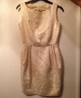 Gold/beige Kleid, Cocktailkleid / Primark  