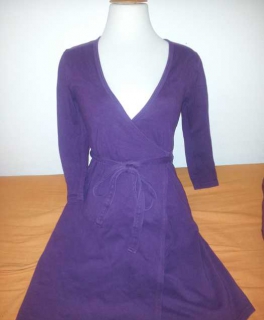 Lila Wickelkleid -American Apparel-