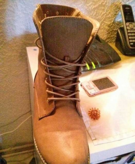 Schöne braune Boots/ Stiefeletten