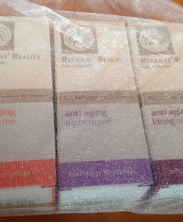 Regulat Beauty bio organic Anti Aging Day Creme/Night Repair/Lifting Serum Set
