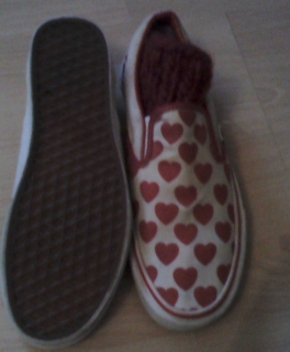 Vans Slip on mit Herzen