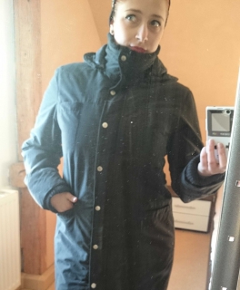 Damen -  Wintermantel in schwarz
