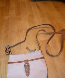 Umhängetasche, Esprit, rosa /braun, klein, neuwertiger Zustand