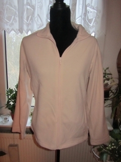 Damen Fleecejacke rosa/nude Größe M