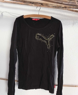 schwarzes Langarmshirt von Puma