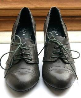 graue Zara Ankle-Boots