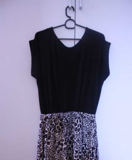 Lockeres Animal Print Jerseykleid Leo Größe 38 - 40 / Primark *NEU Blogger Sommer
