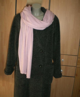 Mantel Gabriella Benelli grau genial lang