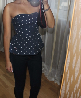 Hollister trägerloses Top