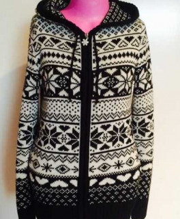 Warme Strick - Norweger Jacke