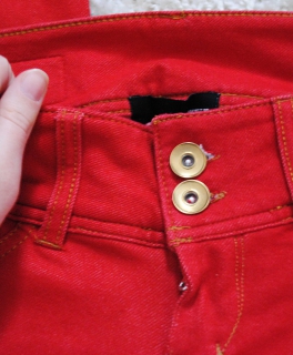 Rote Jeggings von Tally Weijl High Waist