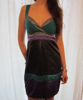 DEPT. Blogger Kleid Colour Blocking Hipster Party