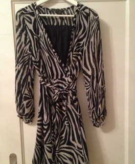 Wickelkleid Animal Zebra Zara