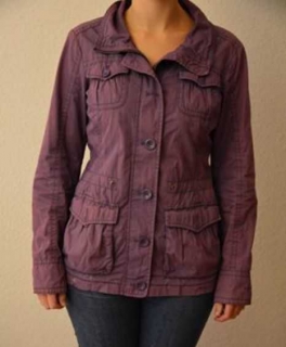 lila Esprit Jacke