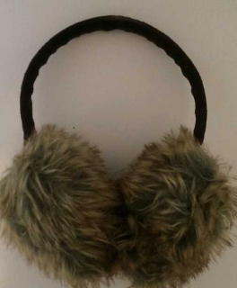 Stylische Ohrwärmer Vintage Kunstfell 