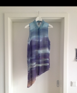 Bluse mit Meeresprint