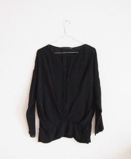 Drapierte Bluse von Zara Studio
