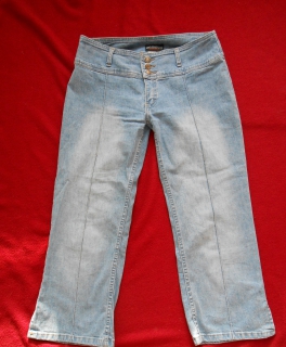 3/4 Sommerjeans, Gr. 40 (US-Größe 12)