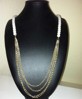 Statement Kette mit Perlen neu - ZARA