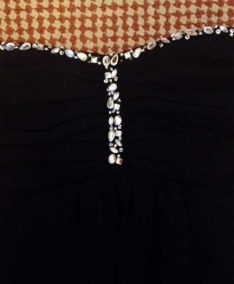 Vila Abendkleid Größe 36/38 trägerlos