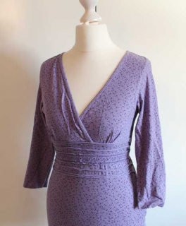 Joe Browns 32/XS Lila/Flieder mit Sternen Shirt Langarm Top Pullover