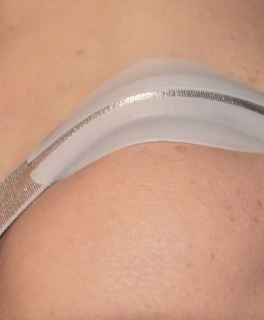  BH - Trägerkissen Silikon, Shoulder Pads, weiß