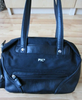 Bowling Bag schwarz Handtasche Picard Pic2 Canvas