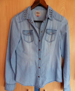 Schickes Jeans Hemd, Bluse