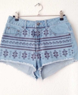 Boho Highwaist-Shorts