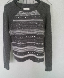NEU Abercrombie & Fitch Pullover grau XS 