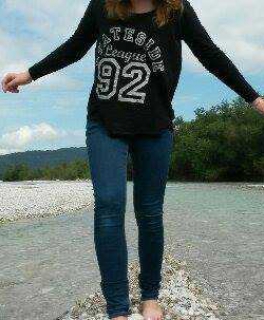 DUNKELBLAUE SKINNY JEANS