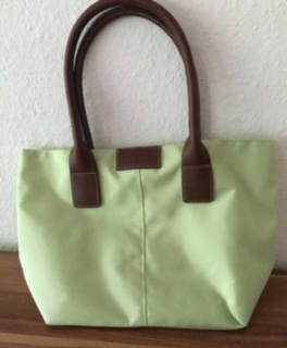 Tom Tailor / Handtasche / lindgrün / grün / blassgrün / braun
