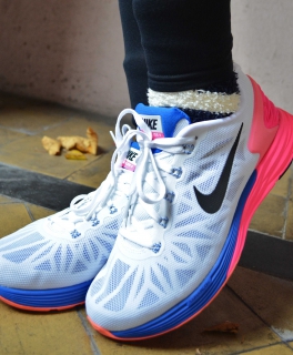 NEU Nike Performance Lunarglide 6 white/ black/ blue