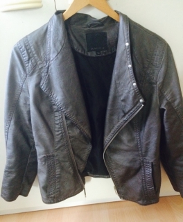 Biker Jacke Blogger in Bronze