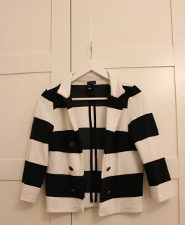 Gestreifter Pullover-Blazer von H&M