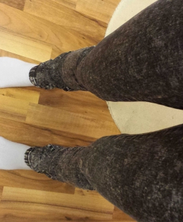 Acid Wash Jeans in grau