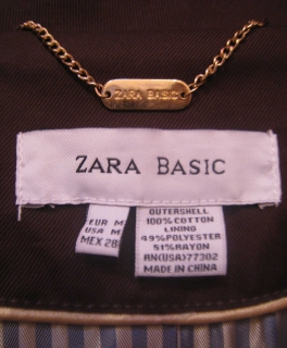 Neuer brauner Zara Trenchcoat