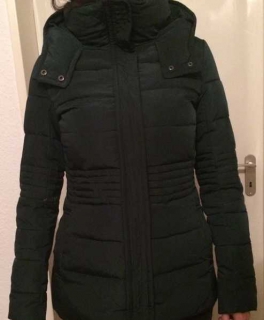 Grüne Winterjacke