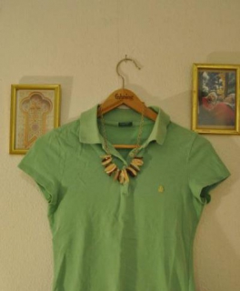 grünes Benetton Poloshirt