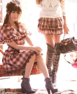 Gyaru Liz Lisa Overknee Stiefel Gr.39