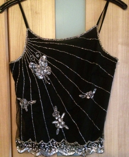 Tolles Pailettentop in 36