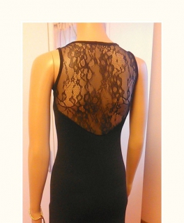 Primark Sexy Spitzenkleid Abendkleid Cocktailkleid Spitze Partykleid Minikleid Schwarz Gr.S NEU