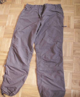 Kakifarbene Zip-Off Trekkinghose von Lickory