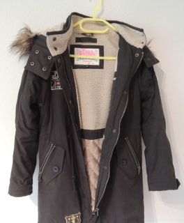 Paul's Boutique – Parka mit kunstpelzbesetzter Kapuze