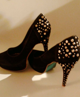 High Heels Hingucker mit türkiser Sohle! 