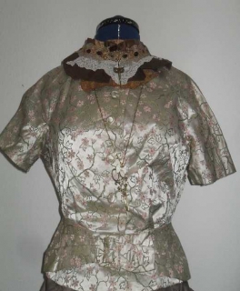 Antike Jacke Unikat Victorianisch Gothic Lolita Rockabilly Barock Steampunk Pin-up