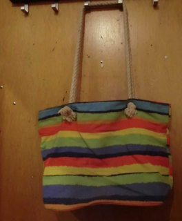 Große Tasche für Schule, Uni, Strand