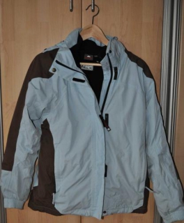 McKinley Winter Regenjacke mit Fleece 36 hellblau